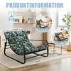 Fauteuil, salon, transat pour jardin, coussin réversible, Voir les images du produit 3
