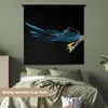 MuchoWow® Wandteppich Wandbehang Vogel - Federn - Zweig - Produktbild-Vorschau 4
