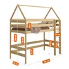 Loft Bed Lit d'enfant superposé avec escalier Lit d'enfant Voir les images du produit 2