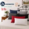 Komfortec Premium Kissenbezug 50x70 cm – 2er Set – Produktbild-Vorschau 6