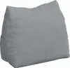 vidaXL Rückenkissen Hellgrau 45 x 20 x 35 cm Stoff Produktbild-Vorschau 1