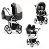 Zwillingskinderwagen 4 in 1 Duo inkl. Autositze - 13 Teile Produktbild-Vorschau 1
