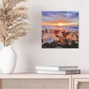 DEQORI Hybrid Leinwand Bild 30x30 cm 'Glühende Eisjuwelen' Produktbild-Vorschau 4