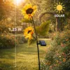 LED Solar Gartenstecker SONNENBLUME - H: 1,25m - Produktbild-Vorschau 7