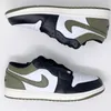 Nike Air Jordan 1 Low 'Olive Green' Black Sneaker Herren Produktbild-Vorschau 2