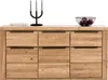home24 Sideboard - Eiche Teilmassiv - Eiche / Eiche Produktbild-Vorschau 4