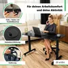 di volio Höhenverstellbarer Schreibtisch Rapalo - schwarz, Produktbild-Vorschau 3