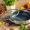 Servírovací pánev Edenberg 24 cm se skleněnou poklicí, 2,8 Náhled obrázku produktu 8