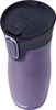 A top-down view of a purple Contigo travel mug with a black lid. Produktbild-Vorschau