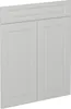 Küchenfront Vicco R-Line Weiß Landhaus 59.6 x 70.8 cm Produktbild-Vorschau 1