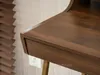Bureau minimaliste RENO - noyer / or Voir les images du produit 15