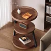 Okrągły stolik pomocniczy - 3 półki - wysokość 62 cm - blat Podgląd zdjęcia produktu 2