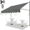 Izrielar Klemmmarkise mit LED 400x120cm Balkonmarkise, Produktbild-Vorschau 10