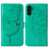 Lederhülle für Samsung Galaxy A34 Schmetterling Prägung Produktbild-Vorschau 2