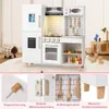 Cucina per bambini COSTWAY con accessori, cucina per Anteprima dell’immagine prodotto 8