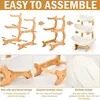 3 Stöckig Obst Etagere Obstkorb Holz Obstschale Modern Produktbild-Vorschau 6