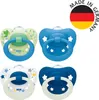 NUK Signature Schnuller Silikon Gr.3 – Blau, 4er Set, Produktbild-Vorschau 7