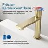 doporro Wasserhahn Bad, Waschtischarmatur mit Auslaufhöhe Produktbild-Vorschau 3