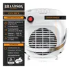Riscaldatore ceramico Brandson da 1500 W, compatto con Anteprima dell’immagine prodotto 3