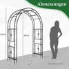 ALIGHTUP Rosenbogen Pergola de jardin Arcade en métal, 206 Voir les images du produit 3