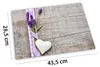 Abwaschbare Tischsets 8er Set Landhaus-Stil Lavendel Produktbild-Vorschau 3