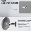 ovimar Kosmetikspiegel Ringstind gunmetal | mit Beleuchtung Produktbild-Vorschau 4