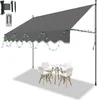 Izrielar Klemmmarkise mit LED 300x120cm Balkonmarkise, Produktbild-Vorschau 1
