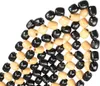 Tappeto di perline, legno, bianco e nero Anteprima dell’immagine prodotto 3