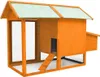 vidaXL Klietka pre kurčatá 170x81x110 cm Borovicové a Náhľad obrázku produktu 3
