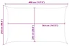 Tenda da sole vidaXL grigio chiaro e bianco 4 x 2,5 m 100% Anteprima dell’immagine prodotto 8