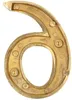 KOTARBAU® Numero civico 3D "6" in ottone Numero di porta da Anteprima dell’immagine prodotto 4