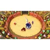 A scene from the video game Super Mario Party, showing characters in an arena with a large Chain Chomp. Produktbild-Vorschau