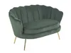 Halmar Sofa Amorinito XL - dunkelgrün / gold Produktbild-Vorschau 1