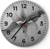 Wanduhr - Rund - Glasuhr - Kuss Liebe Paar - 30x30cm - Produktbild-Vorschau 1