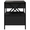 Design Couchtisch mit Infinity-LED Schwarz 40x40x51 cm, Produktbild-Vorschau 7