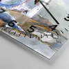 Wanduhr - Quadrat - Glasuhr - Leuchtturm Wasser Produktbild-Vorschau 5