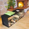 DanDiBo Stojan na palivové dřevo Lavice D-Style 150 cm Náhled obrázku produktu 12