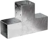 Pfostenverbinder 35x20cm für 7x7cm einfach verzinkt Produktbild-Vorschau 1