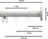Interdeco Innenlaufstange / Gardinenstange mit Innenlauf Produktbild-Vorschau 2
