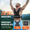 SucceBuy nastavitelná zátěžová vesta, 20-32 lb, se 6 Náhled obrázku produktu 2