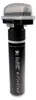 A black acrylic paint marker with a clear cap and a white felt tip. Produktbild-Vorschau