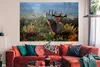MuchoWow® Poster Rehe - Pflanzen - Nebel 180x120 cm - Produktbild-Vorschau 2