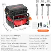 A product image showing a pipe inspection camera system with its components and specifications. Náhled obrázku produktu