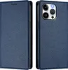 Litchi Leder Handyhülle für iPhone 15 Pro Max Wallet Produktbild-Vorschau 2
