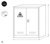 Chemikalienschrank, Gefahrstoffschrank, Produktbild-Vorschau 11