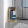 CASARIA® Portasciugamani in piedi in legno di bambù 3 barre Anteprima dell’immagine prodotto 2