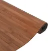 vidaXL Teppich Rechteckig Braun 60x500 cm Bambus Produktbild-Vorschau 4
