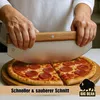 BigDean Pizzamesser mit Klingenschutz 32cm Edelstahlklinge Produktbild-Vorschau 5
