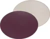 DUO - Platzset oval, Pflaume/Elfenbein Produktbild-Vorschau 1