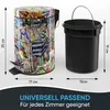 Sanilo Kosmetikeimer 3L mit Absenkautomatik Graffiti Produktbild-Vorschau 3